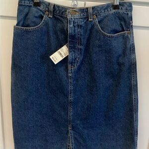 Eddie Bauer Blue Timeless Denim skirt